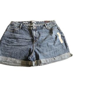 Ava & Viv Light Blue Rolled Cuff Denim Shorts